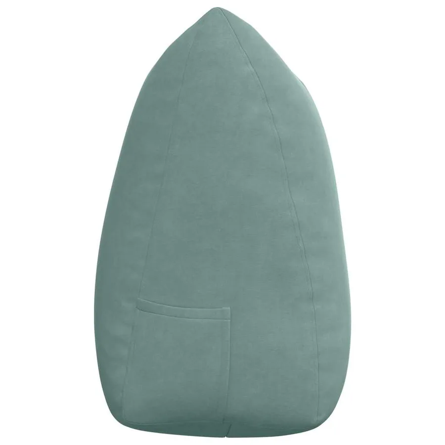 Coussin de Dos Vert Mer 140 x 24 x 50 cm Velours - 7