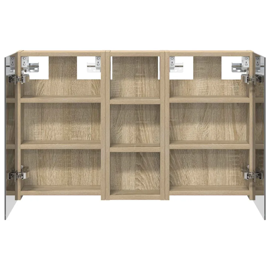Ensemble de Meubles de Salle de Bain 3 pcs 80 x 10,5 x 50 cm - 7