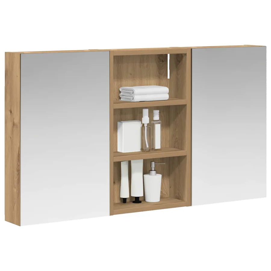 Ensemble de Meubles de Salle de Bain 3 pc 90 x 10,5 x 50 cm - 3