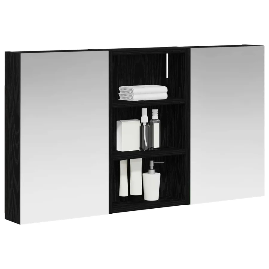Ensemble de Meubles de Salle de Bain 3 pcs 90 x 10,5 x 50 cm - 3