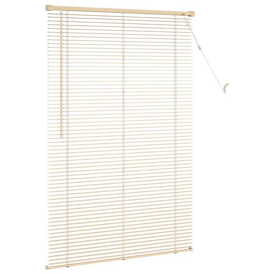 Store Vénitien Marron clair avec motif 150 x 90 cm 25 mm PVC - 5