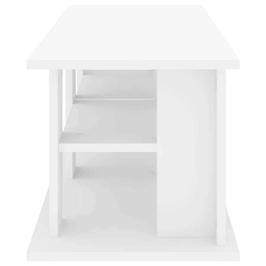 Support de télévision Blanc 96 x 35 x 33,5 cm - 6