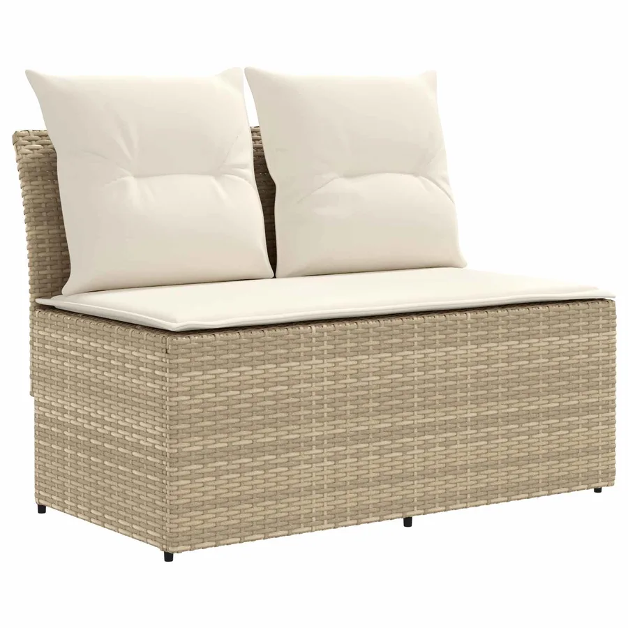2 Pièce Canapé du milieu de jardin avec table relevable - 4