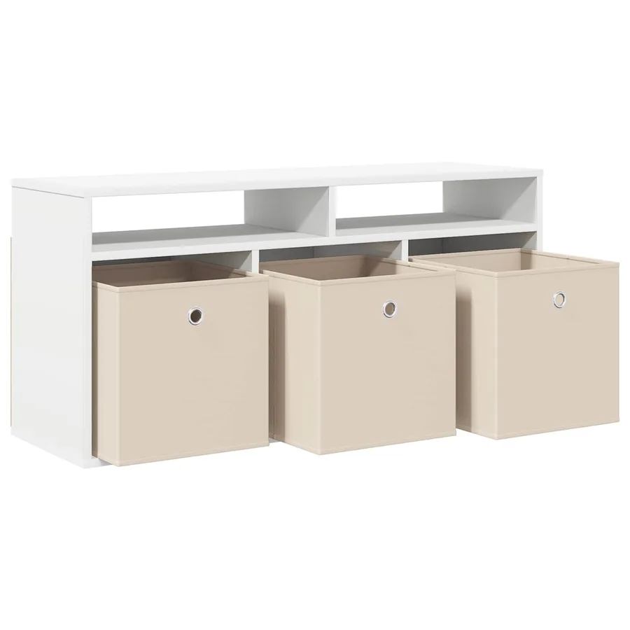Basboard avec tiroir Blanc 102 x 32 x 48,5 cm - 5