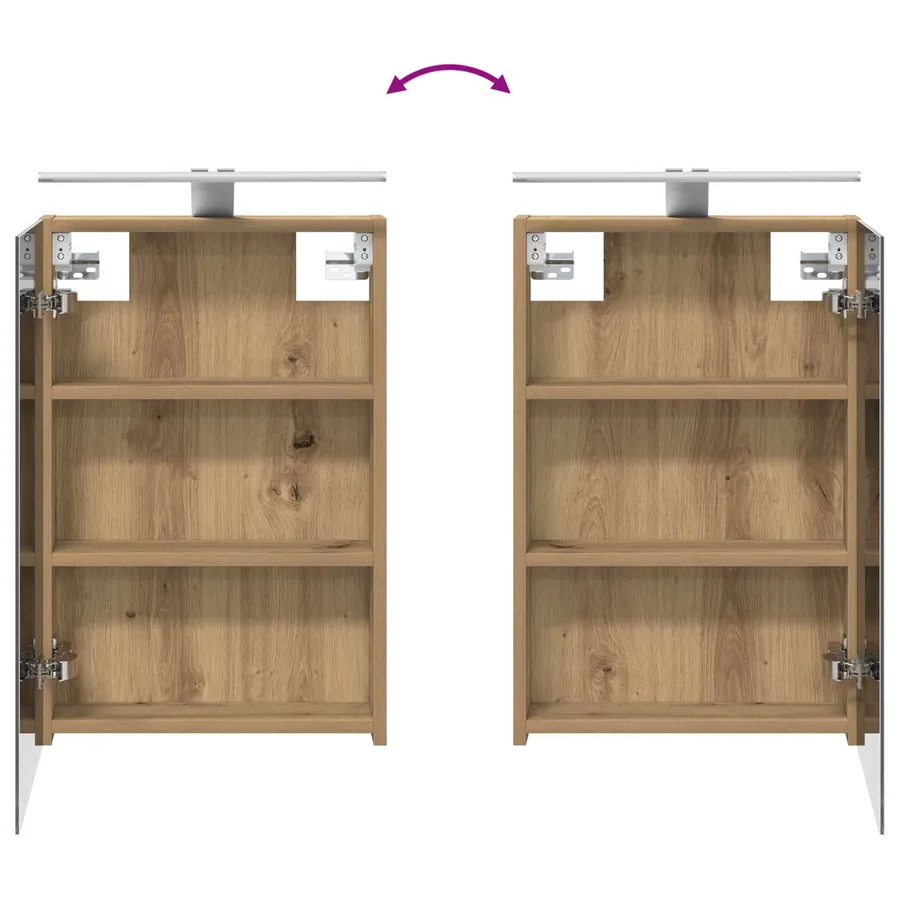 Ensemble de Meubles de Salle de Bain 3 pc 120 x 10,5 x 60,5 cm - 12