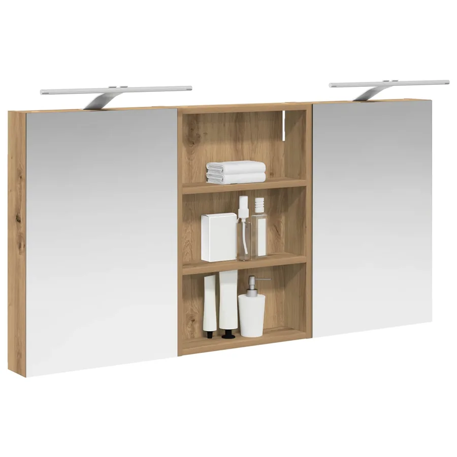 Ensemble de Meubles de Salle de Bain 3 pc 120 x 10,5 x 60,5 cm - 3