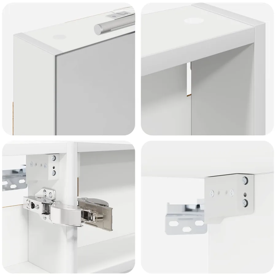 Ensemble de Meubles de Salle de Bain 3 pcs 120 x 10,5 x 60,5 cm - 8