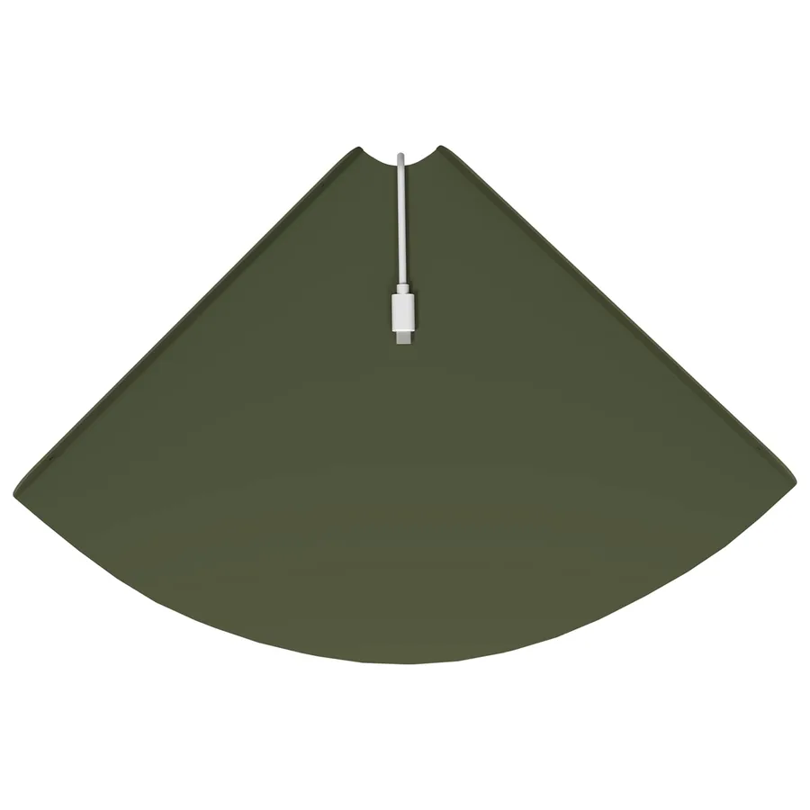 Étagère flottante avec étagère 4 pcs Vert olive 30 x 30 x 2 cm - 9