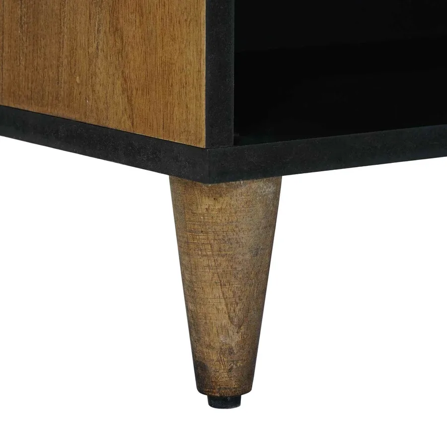 Meuble TV Marron 80 x 31,5 x 46 cm Bois de mangue massif - 8