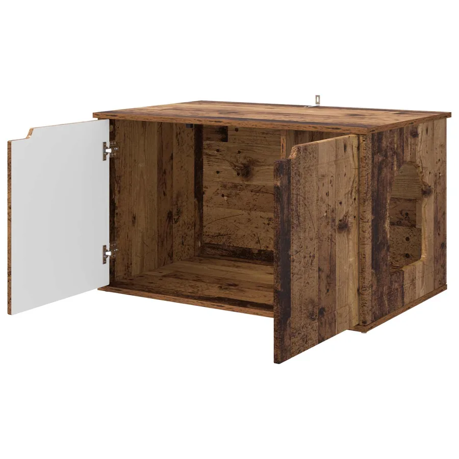 Maison pour chat Bois ancien 85 x 55 x 50,5 cm - 5