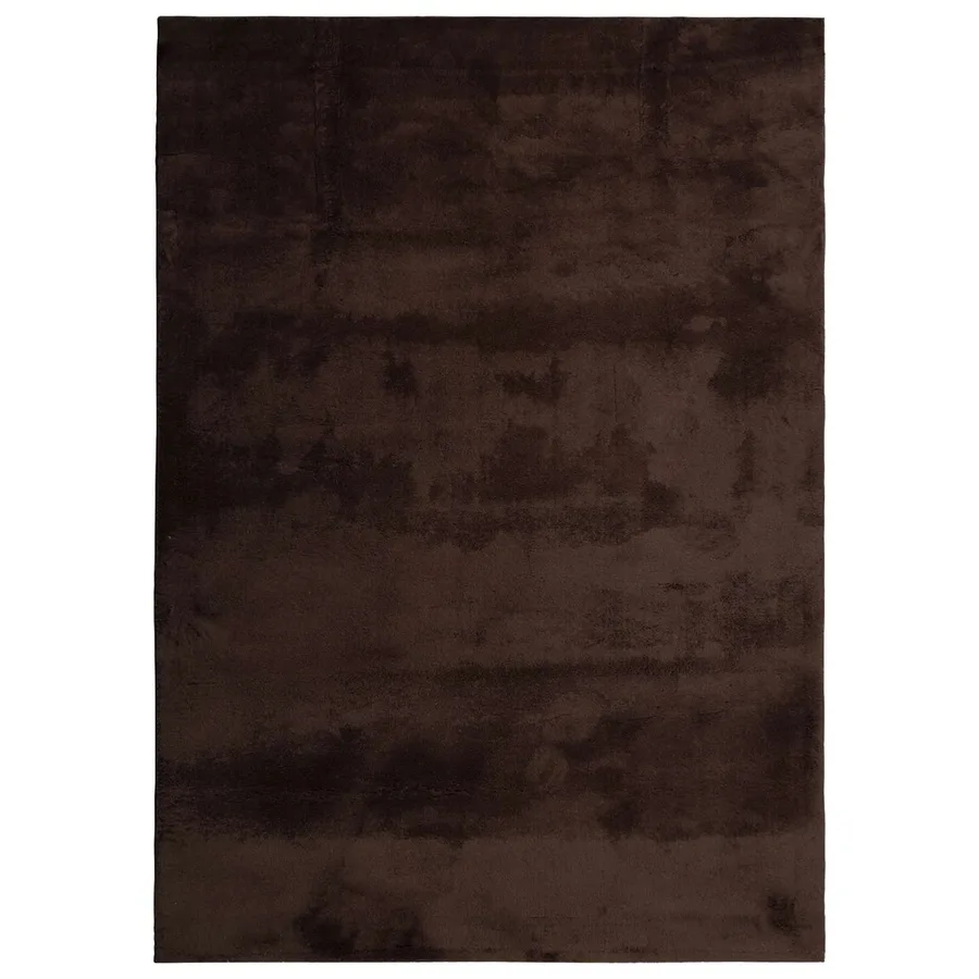 Tapis doux à poils moyens et lavable HUARTE Marron 200 x 140 cm - 2