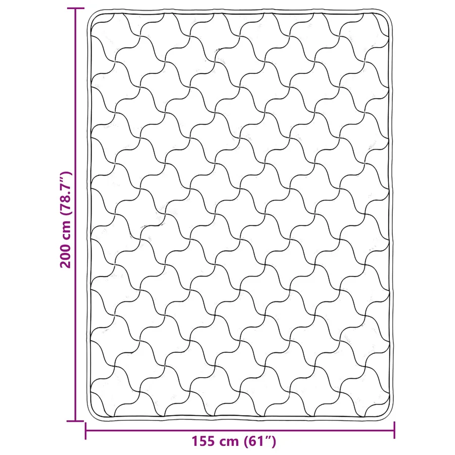 Duvet d'hiver Matelassé Anthracite 155 x 200 cm - 10
