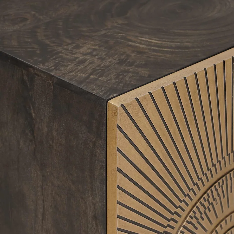 Buffet Laiton 105 x 30 x 70 cm - 6