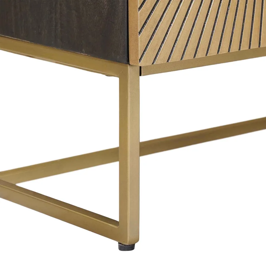 Buffet Laiton 105 x 30 x 70 cm - 8