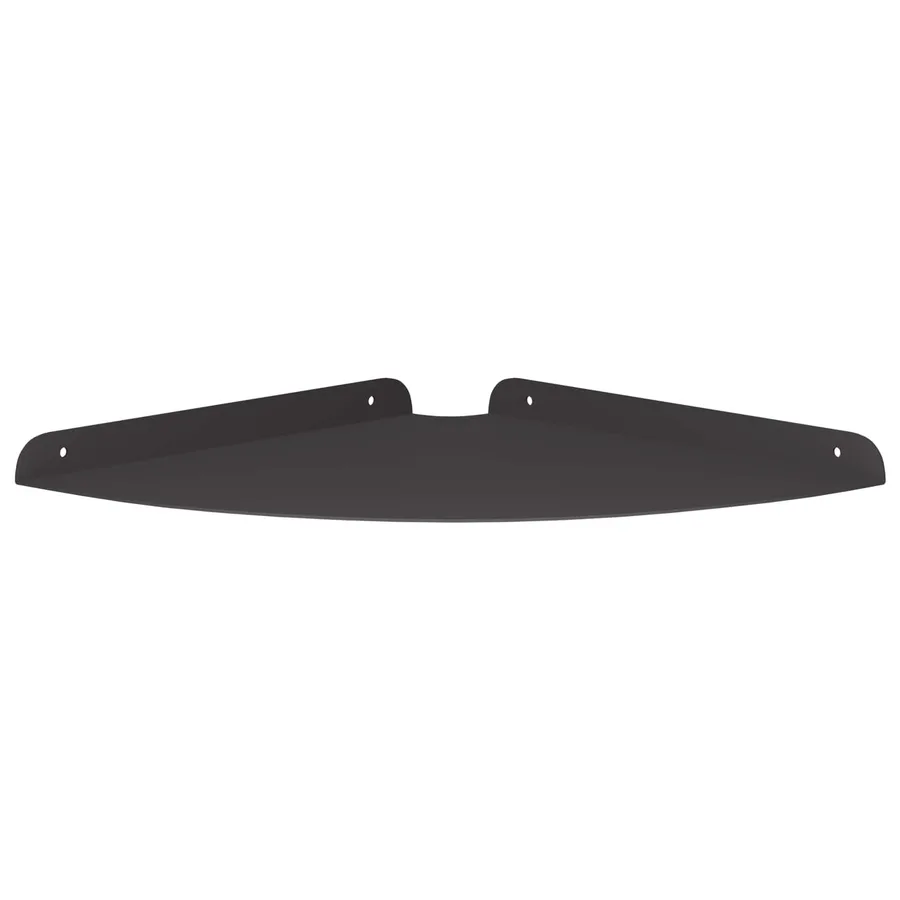 Étagère Flottante d'Angle 2 pcs Noir 30 x 30 x 2 cm - 5