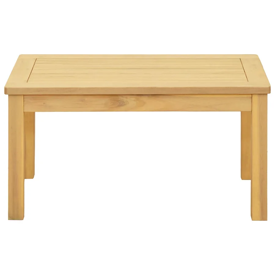 Table basse Acacia clair 70 x 40 x 36 cm Bois d'Acacia Massif - 2