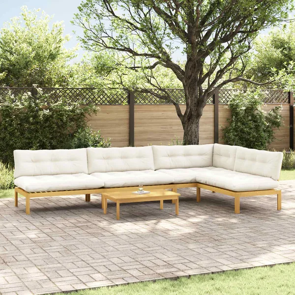 5 Pièce Unité du canapé en palette de jardin