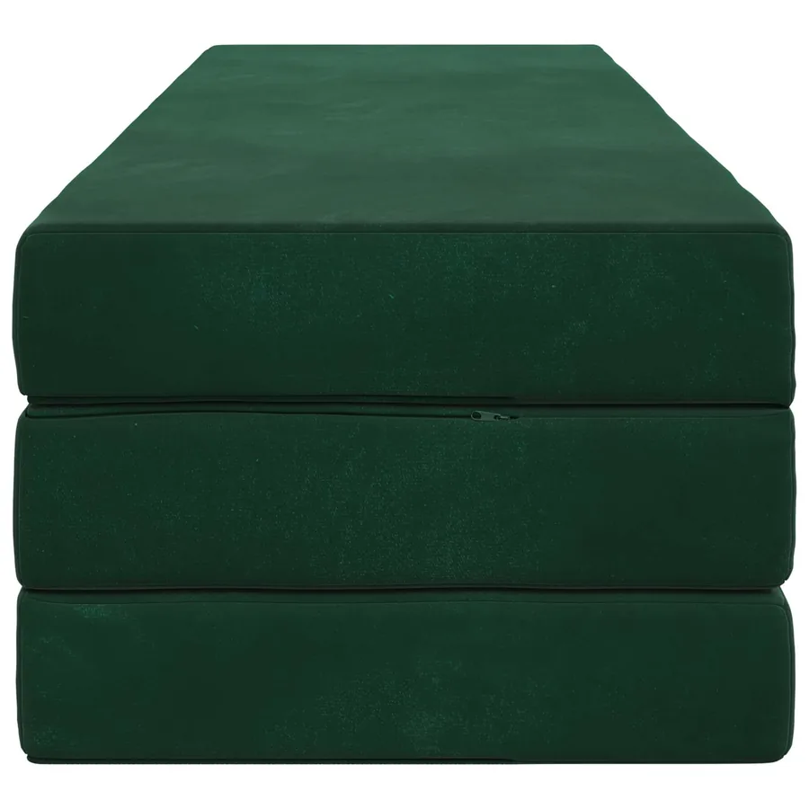 Canapé-lit pliable 180 x 67 x 45 cm Vert foncé - 4