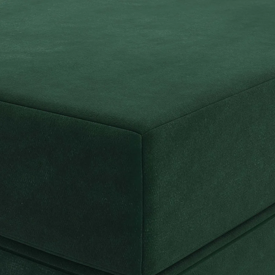 Canapé-lit pliable 180 x 67 x 45 cm Vert foncé - 6