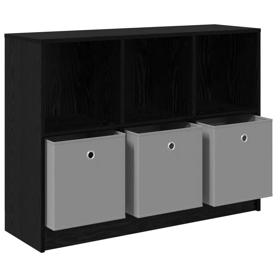 Buffet avec tiroir Chêne noir 102 x 32 x 73,5 cm - 5