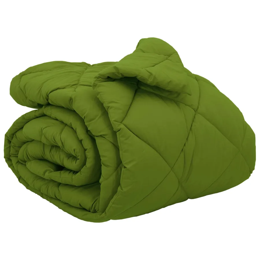 Duvet d'hiver Vert 240 x 260 cm Microfibre - 2