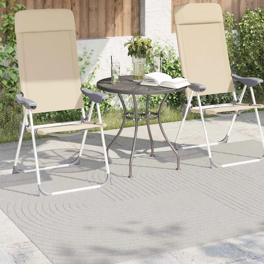 Tapis de surface PALMERAS Crème 170 x 120 cm Polyester - 3