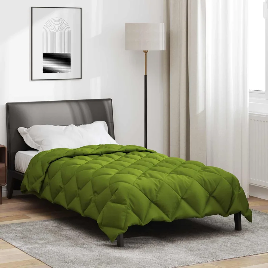 Duvet d'hiver Vert 155 x 220 cm Microfibre
