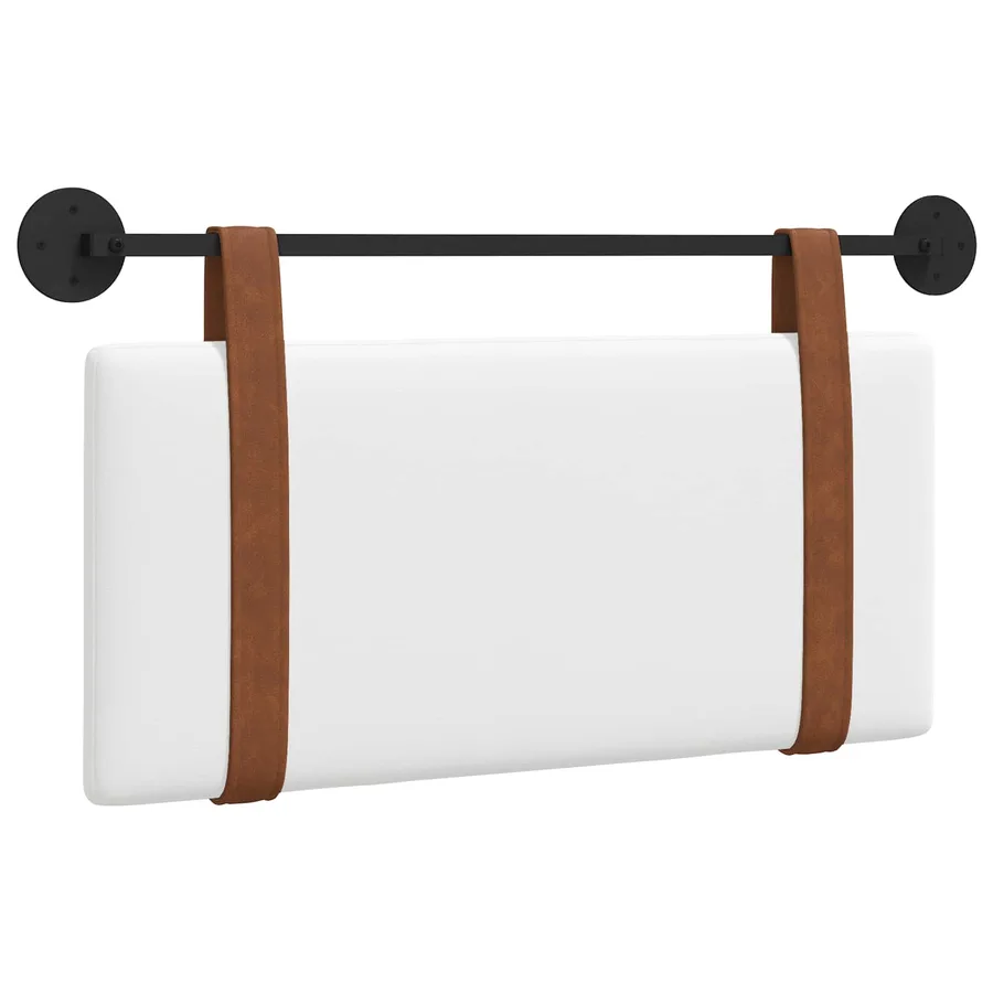 Tête de lit suspendue Blanc PU antique - 2