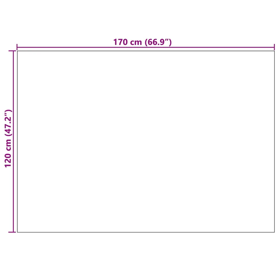 Tapis de surface PALMERAS Vert 120 x 170 cm Polyester - 8