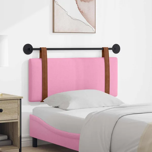 Tête de lit suspendue Rose PU antique