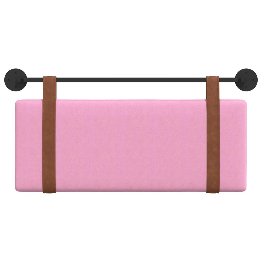 Tête de lit suspendue Rose PU antique - 5