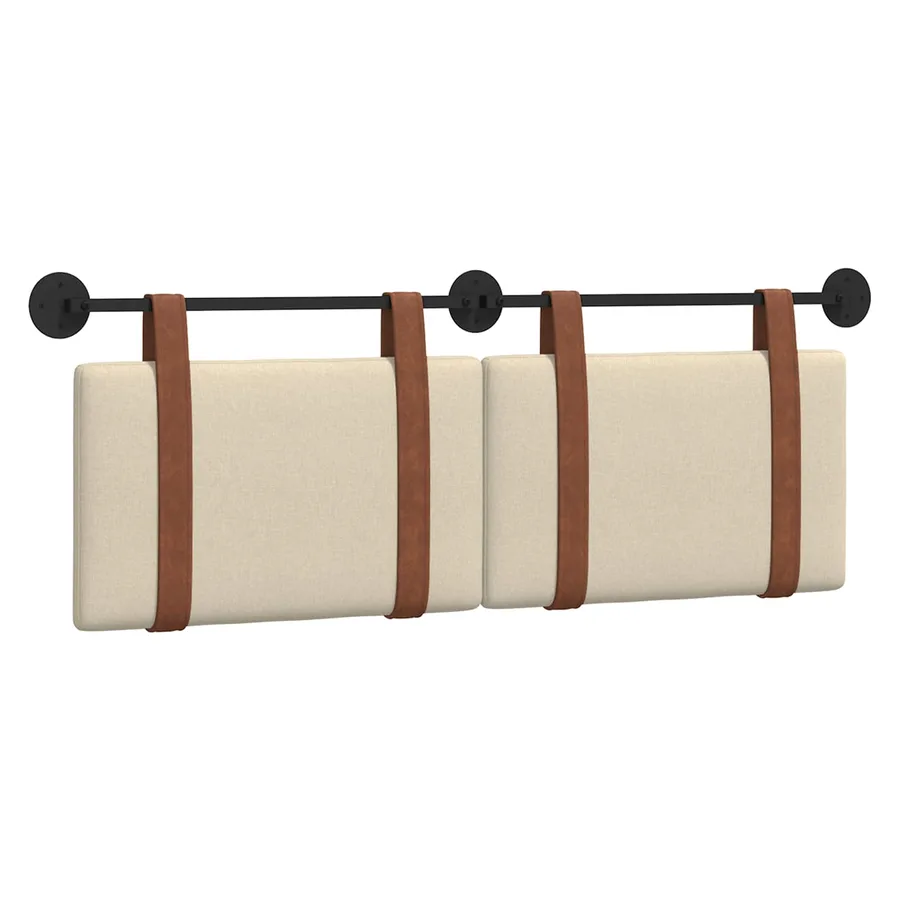 Tête de lit suspendue Crème PU antique - 2