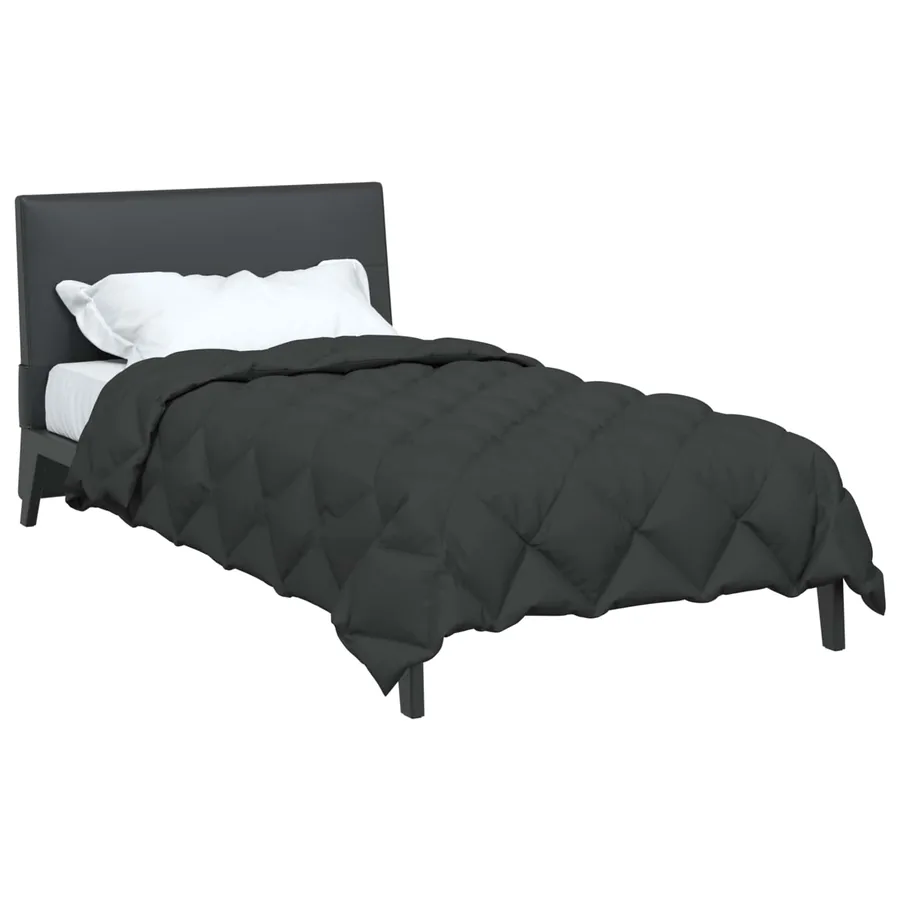 Duvet d'hiver Anthracite 140 x 200 cm Microfibre - 3