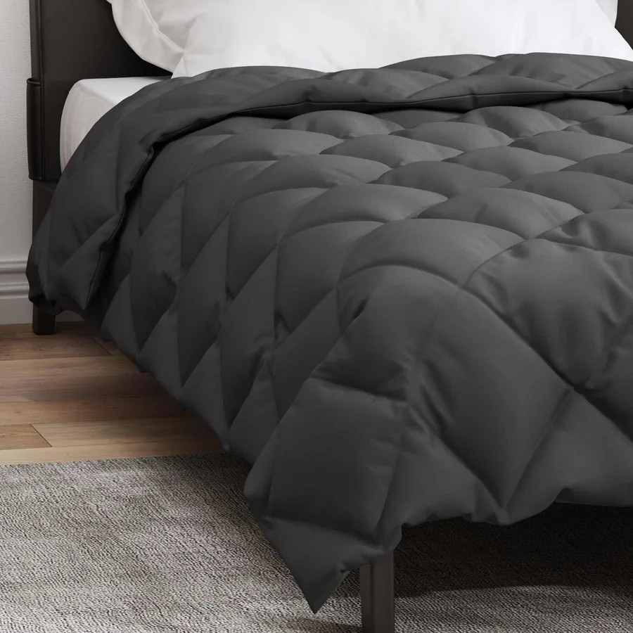 Duvet d'hiver Anthracite 140 x 200 cm Microfibre - 4
