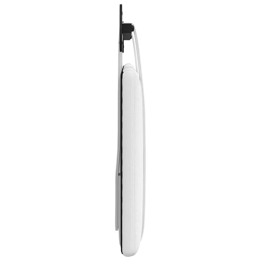 Tête de lit suspendue Blanc Tissu - 6