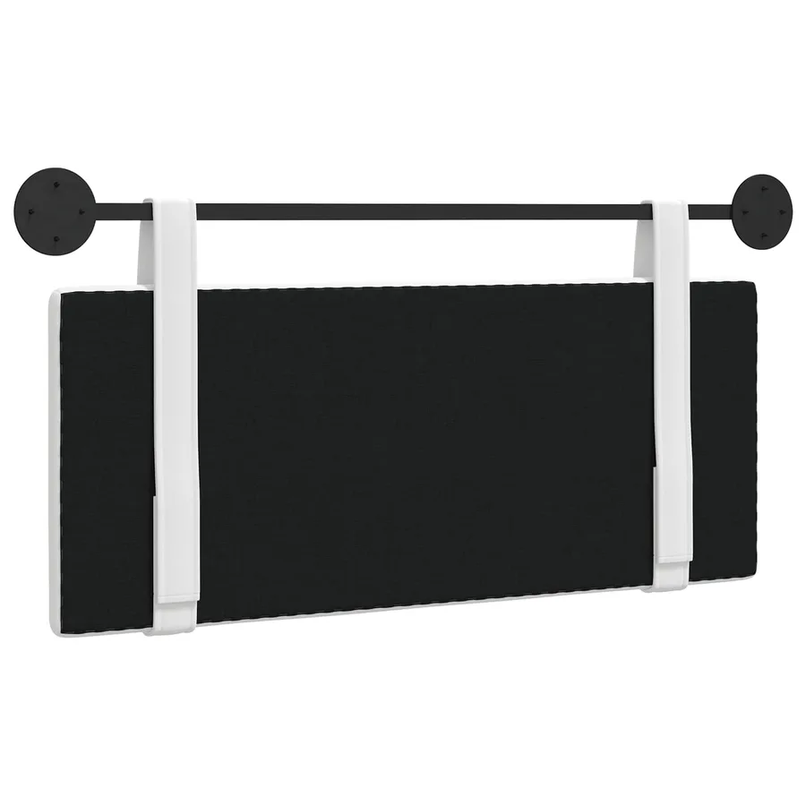 Tête de lit suspendue Blanc Tissu - 7