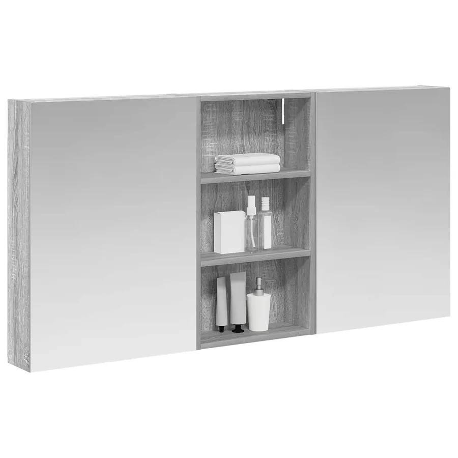 Ensemble de Meubles de Salle de Bain 3 pcs 140 x 14,5 x 70 cm - 3
