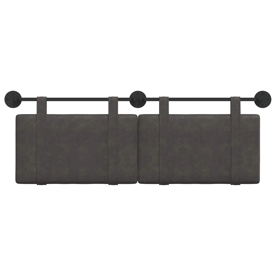 Tête de lit suspendue Noir PU antique - 5