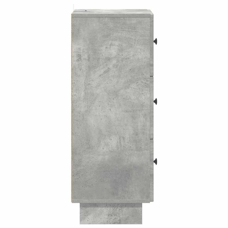 Armoire à tiroirs Gris béton 33 x 34,5 x 90 cm - 7