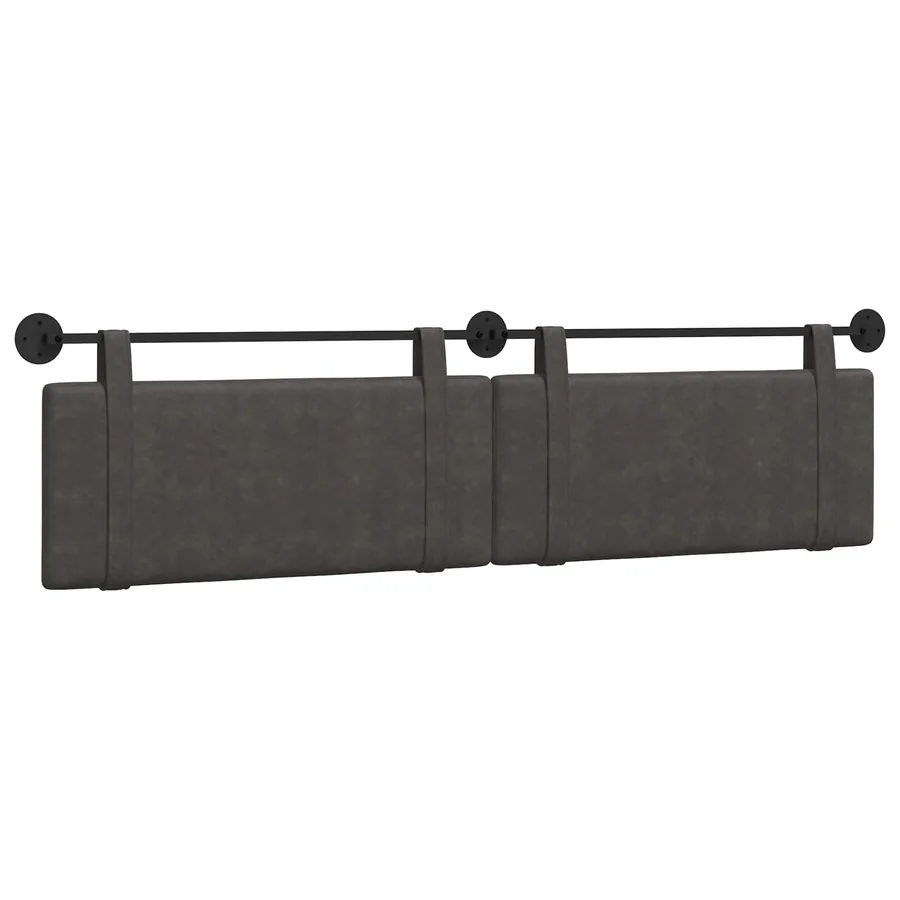 Tête de lit suspendue Noir PU antique - 2