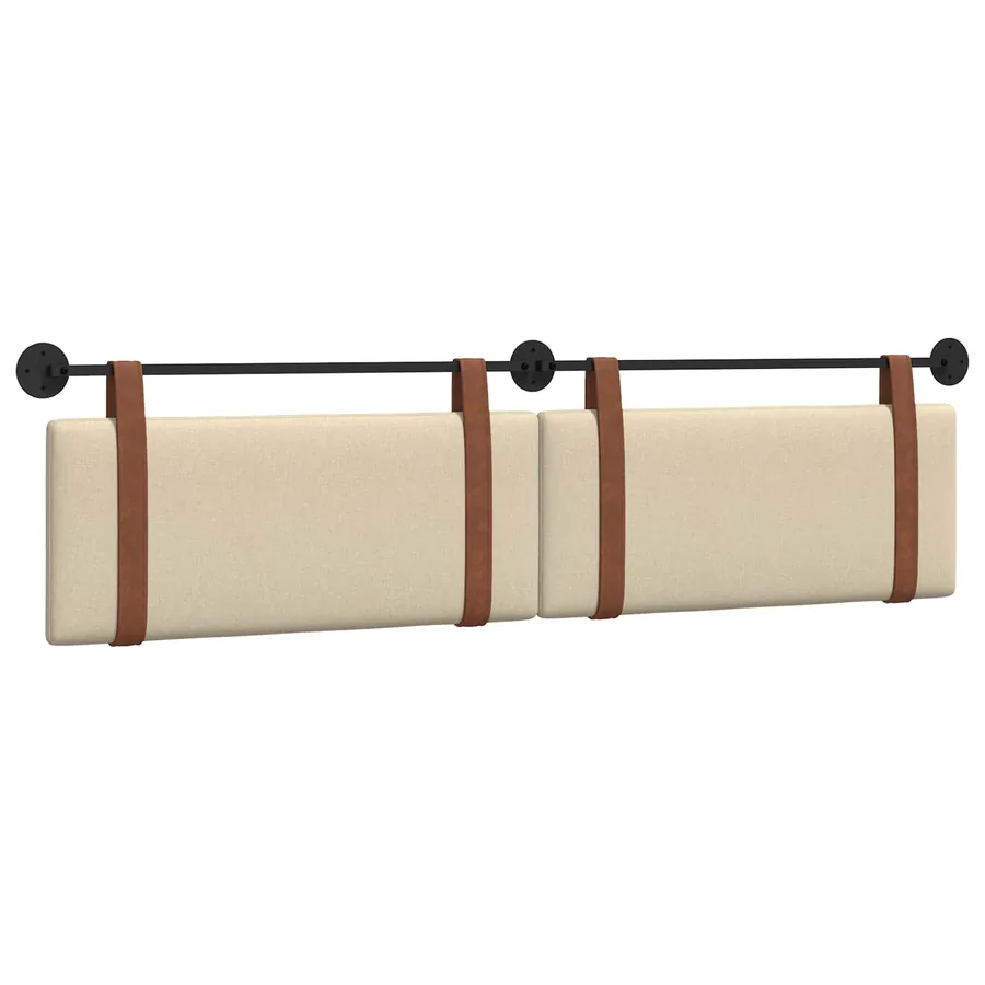 Tête de lit suspendue Crème PU antique - 2