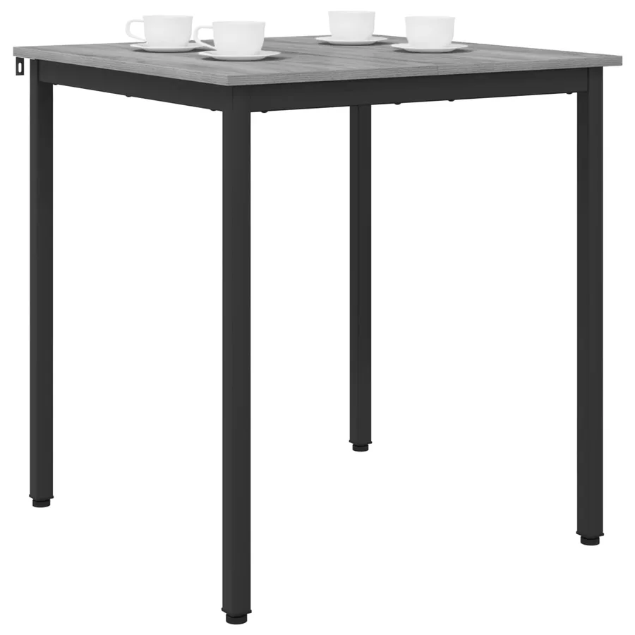 Table de salle à manger / Table de repas 70 x 70 x 75 cm MÉTAL - 3