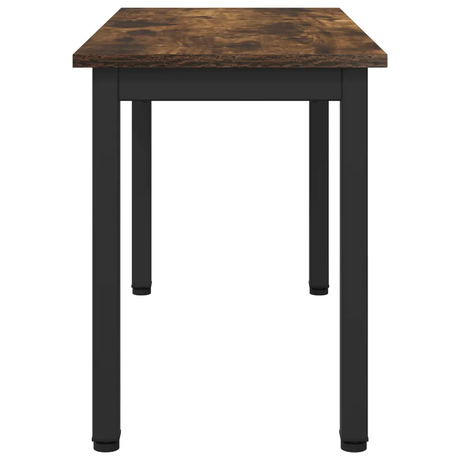 banc Chêne Fumé 80 x 35 x 45 cm Bois d'ingénierie - 6