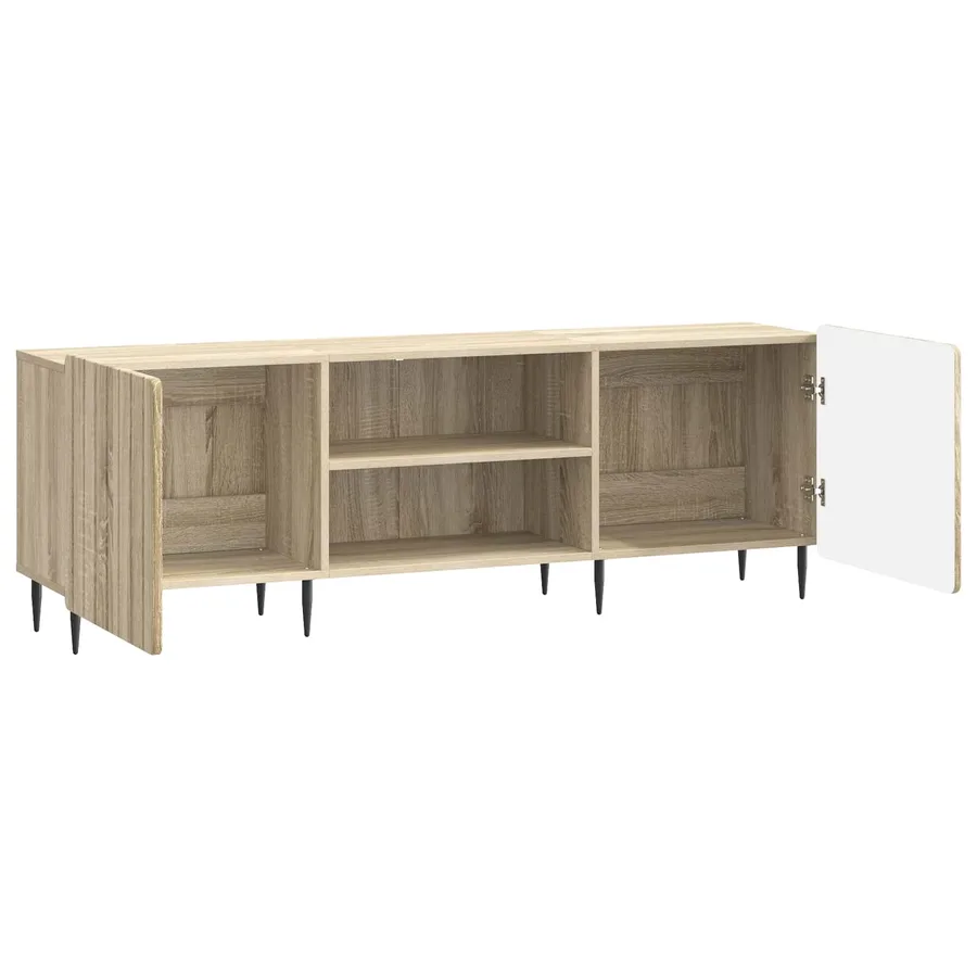 Meuble TV Chêne Sonoma 150 x 31 x 52 cm Bois d'ingénierie - 5