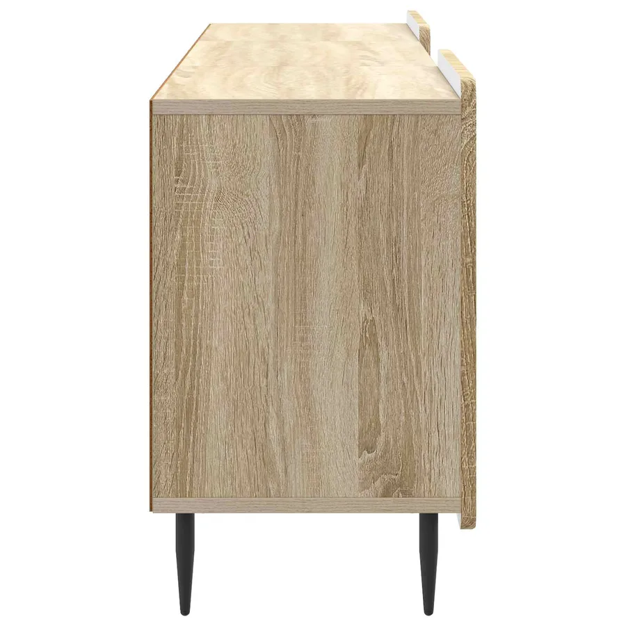 Meuble TV Chêne Sonoma 150 x 31 x 52 cm Bois d'ingénierie - 7