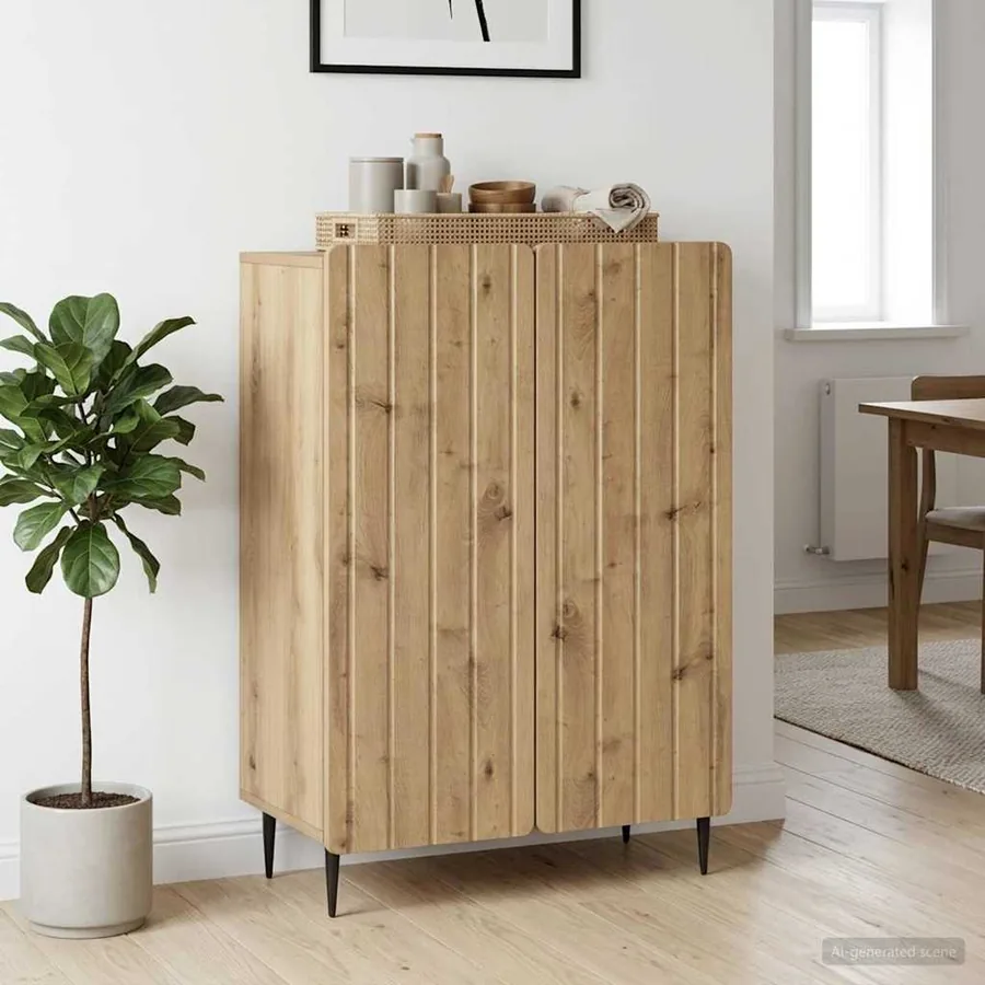 Buffet Chêne artisanal 66 x 34,5 x 92 cm Bois d'ingénierie