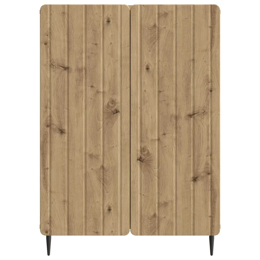 Buffet Chêne artisanal 66 x 34,5 x 92 cm Bois d'ingénierie - 6