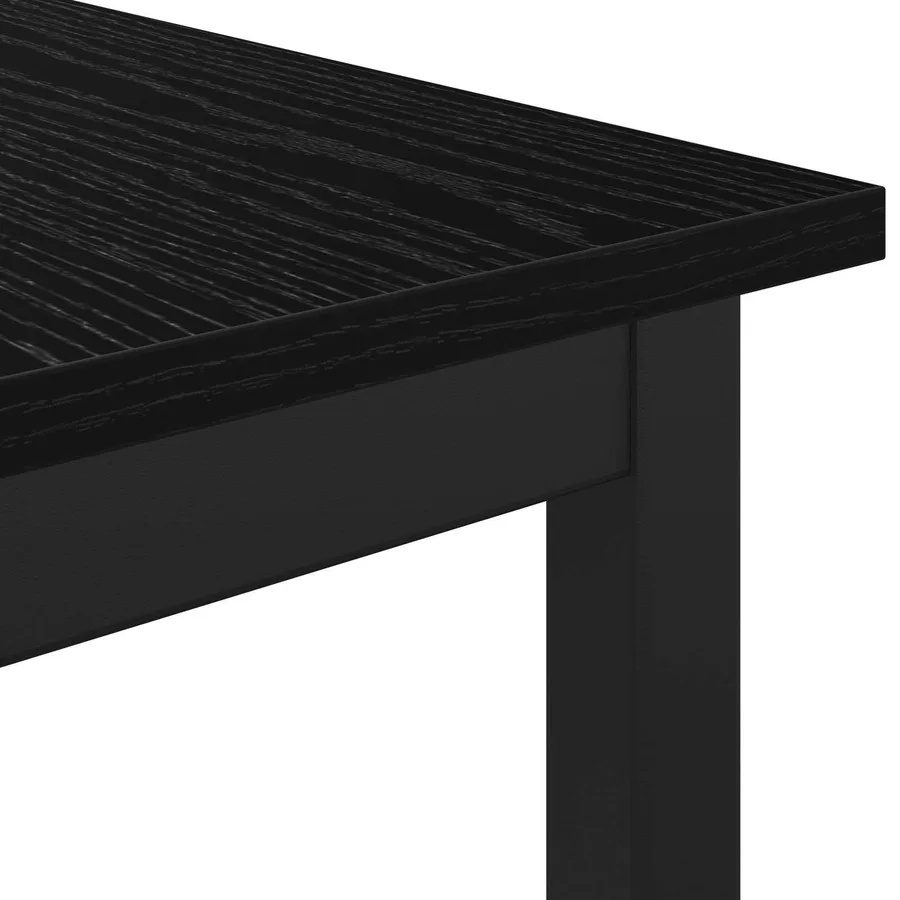 banc Chêne noir 80 x 35 x 45 cm Bois d'ingénierie - 7