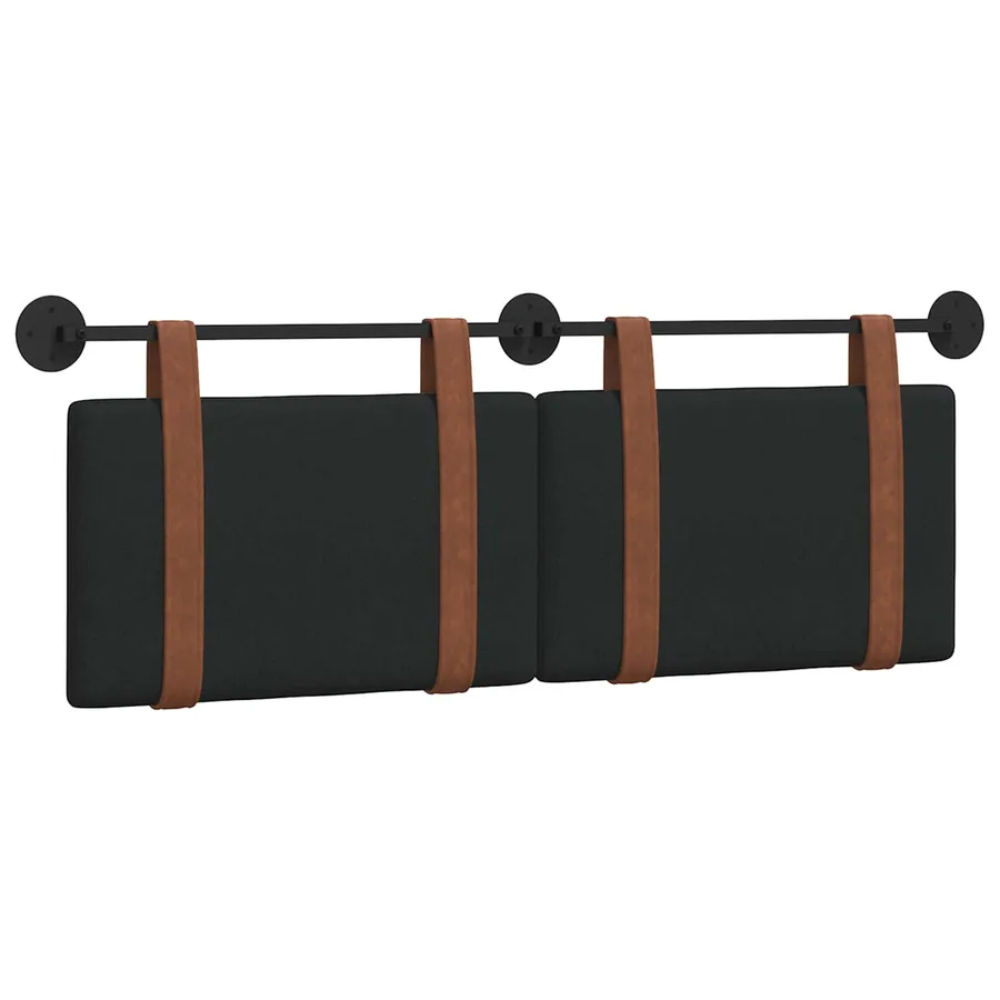 Tête de lit suspendue Noir PU antique - 2