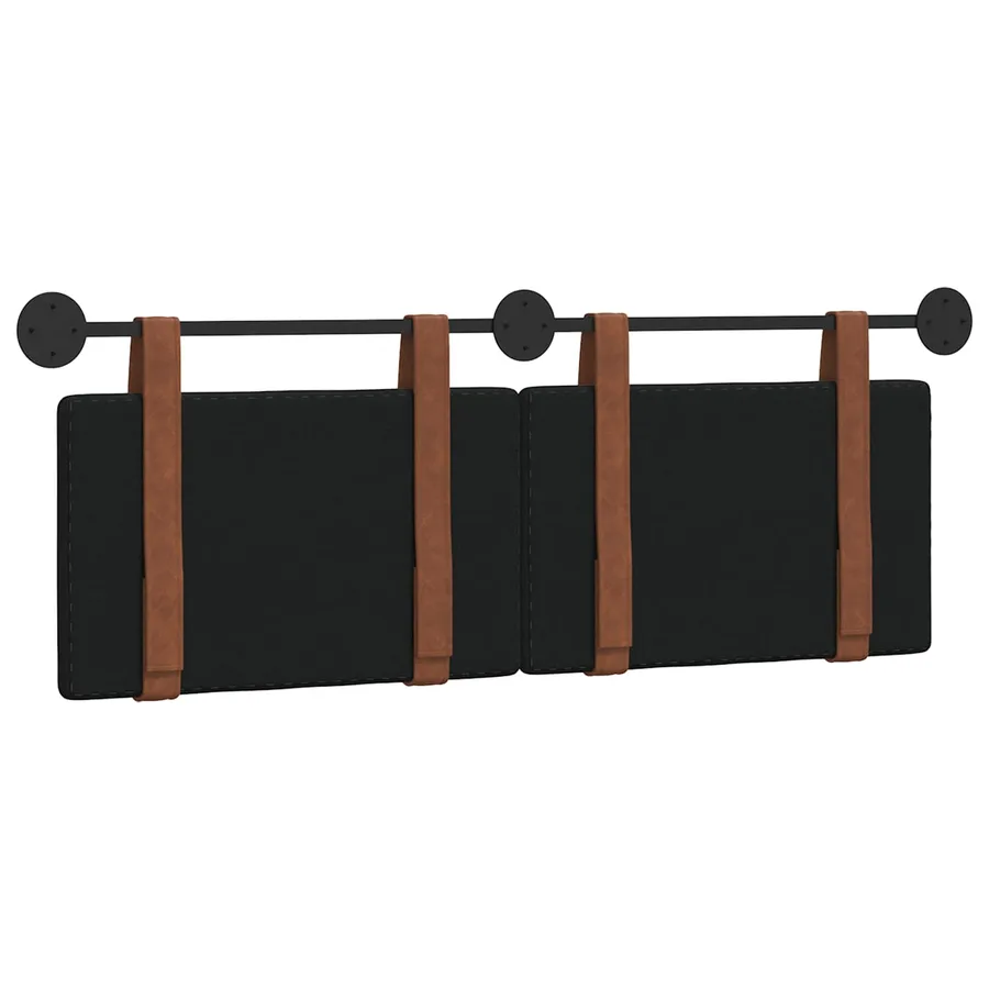 Tête de lit suspendue Noir PU antique - 7